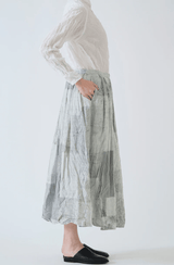 Tsugihagi Print Skirt | Ivory