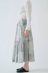 Tsugihagi Print Skirt | Ivory