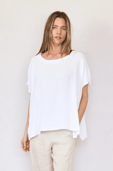 Organic Gauze Poncho | Salt