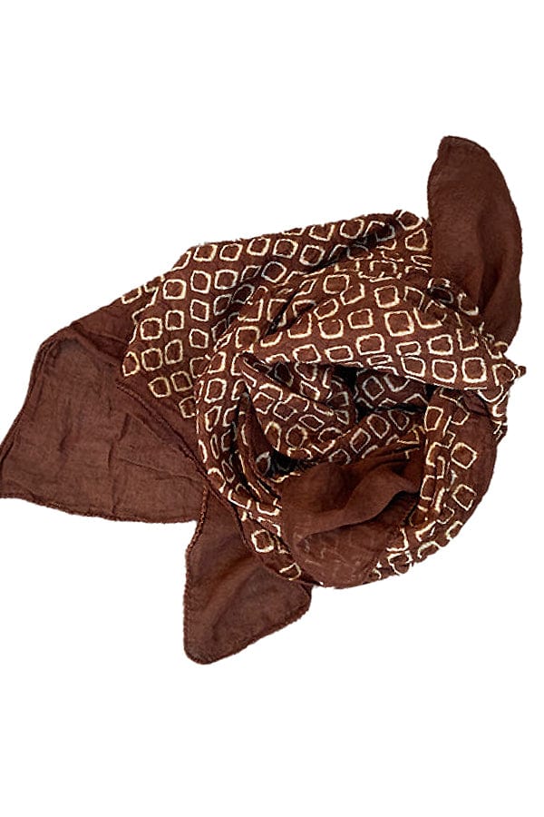 Circles Scarf | Brown