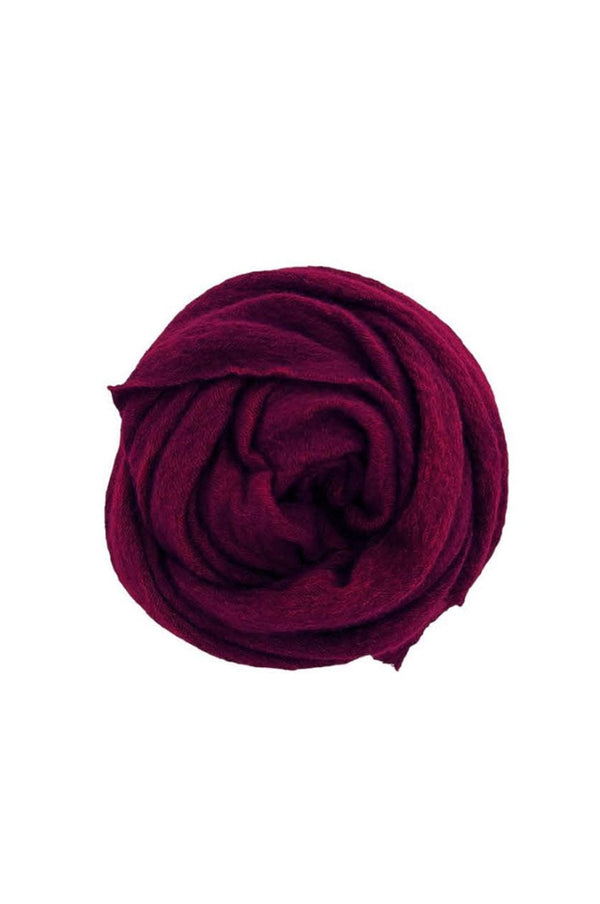 Baby Wool Scarf | Wine