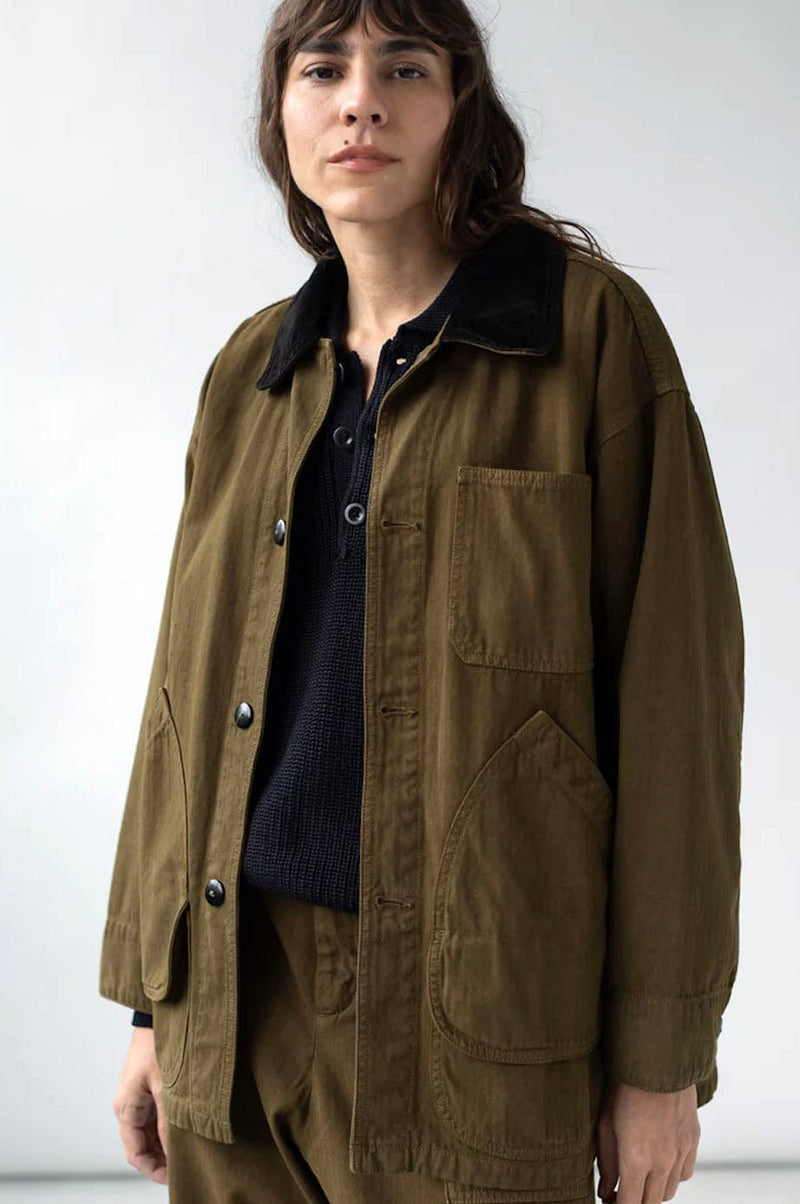 Painter Coat | Dark Olive