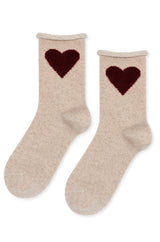 Love Cashmere Crew Sock | Natural