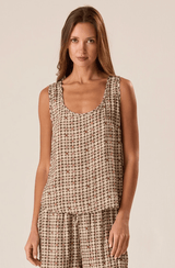 Lenore Tank | Zellige Limestone