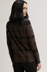 Tie Dye L/S Tee | Espresso