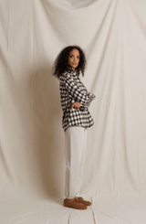 Teresa Shirt | Tobacco Plaid