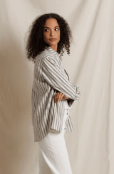 Teresa Shirt | Whitecap Grey Stripe