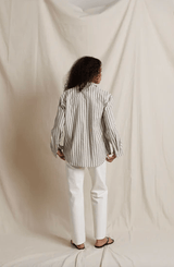 Teresa Shirt | Whitecap Grey Stripe
