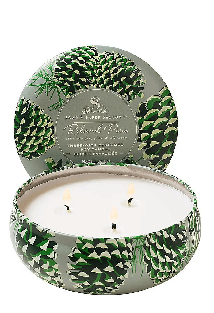 Roland Pine Candle | 32 oz Three Wick