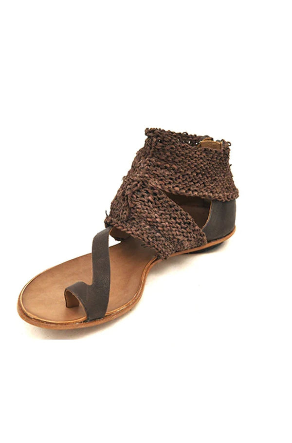 brown boho sandal
