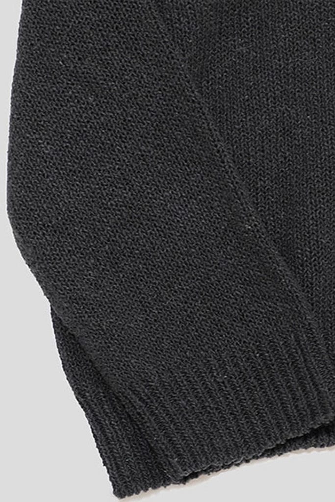 Evam eva 100% silk pullover in dark brown sumi color