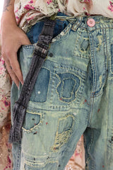 vintage patchwork denim