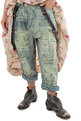 vintage patchwork denim