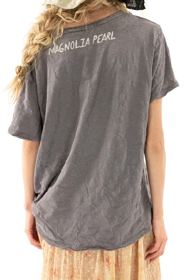 Magnolia Pearl Neal Young Carnegie Hall tshirt in ozzy grey