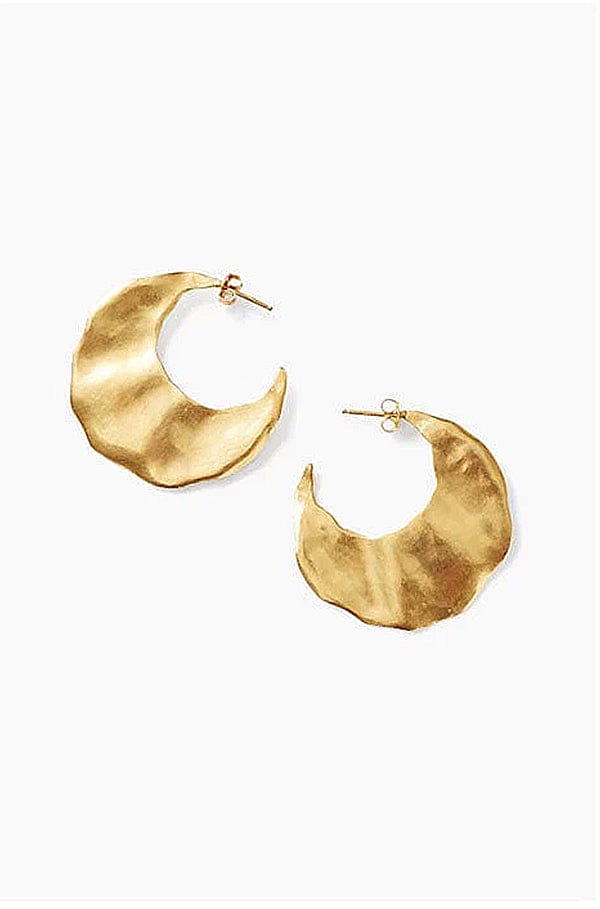 LARGE CRECENT MOON EARRINGS