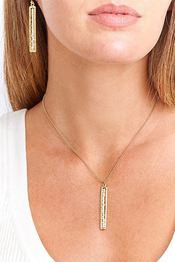 Gold and silver mix sedona necklace