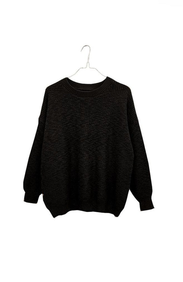 Pull-On Sweater | Black