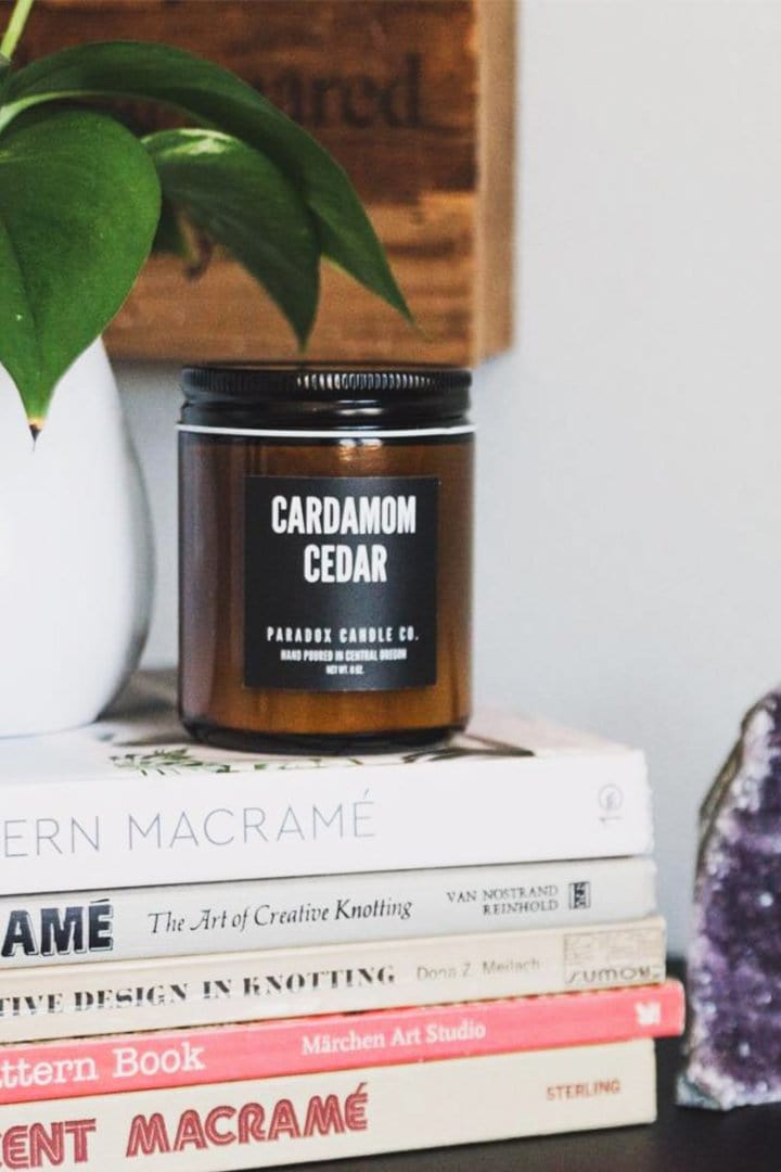 cedar and cardamom candle 