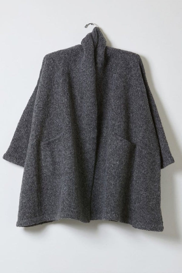 atelier Delphine haori sweater coat charcoal