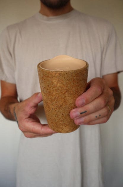 of the earth pottery travel mug