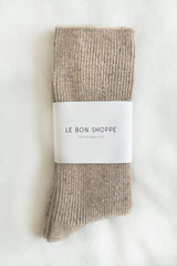 speckled wool socks