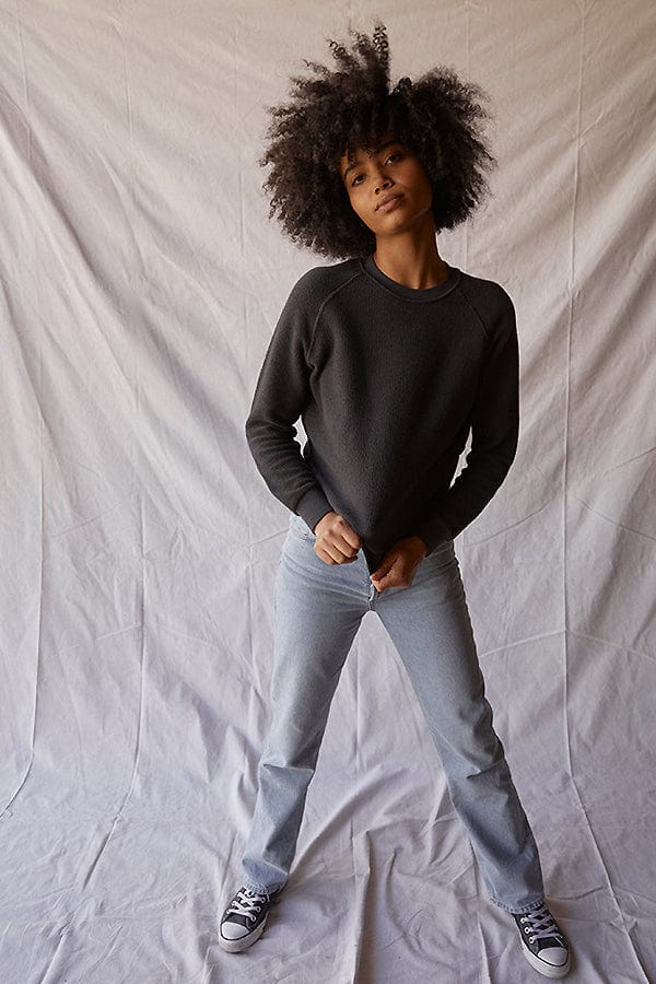 perfect white tee ziggy sweatshirt in black